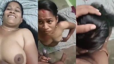 Bade boobs wali aunty nai chusa lover ka condom laga lund