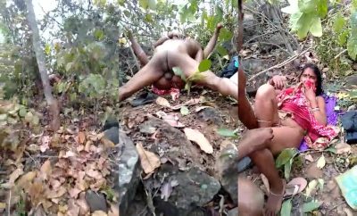 Desi bur chudai karte hue pakda jungle me