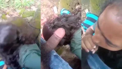 Desi ladki nai khulle mai apne boyfriend ka chusa lund