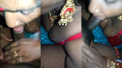 Desi sexy aunty ka mast blowjob video