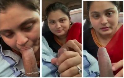 Desi sundar ladki apne boss ka lund chusti hui