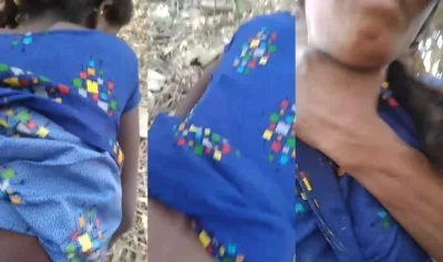 Doggy pose mai garib odia girl ki jungle mai chudai