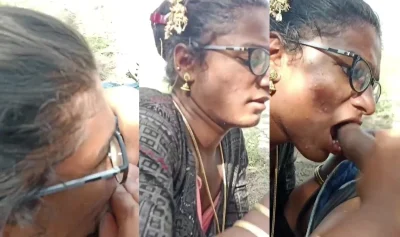 Gaanv ki sexy chasmish randi ladki nai chusa bada lund