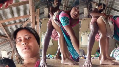 Ganv ki randi bhabhi ko choda ghodi banake