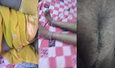 Jawan lover ko saree hata ke chut dikhai aunty ne