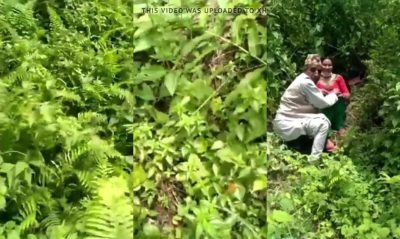 Jhadiyo me randi chodta budha pakda gaya