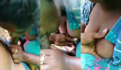 Local dehati girl ne outdoor blowjob diya
