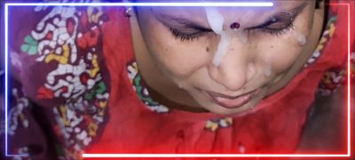 Pyasi padosan aunty ke muh me lund ka maal diya