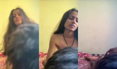 Sexy ladki apne lover ke lund pe chadke chudi