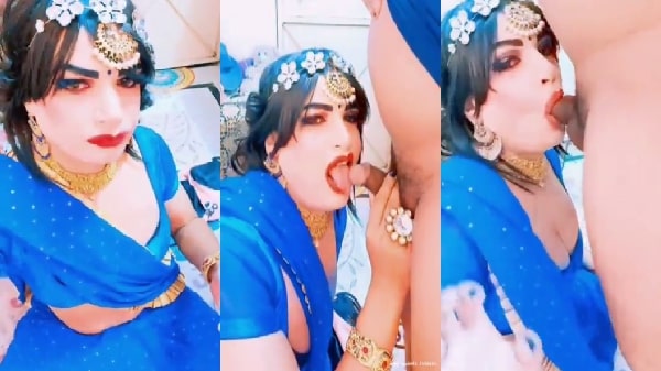 Sexy Kinnar De Rahi Hai Deep Blowjob